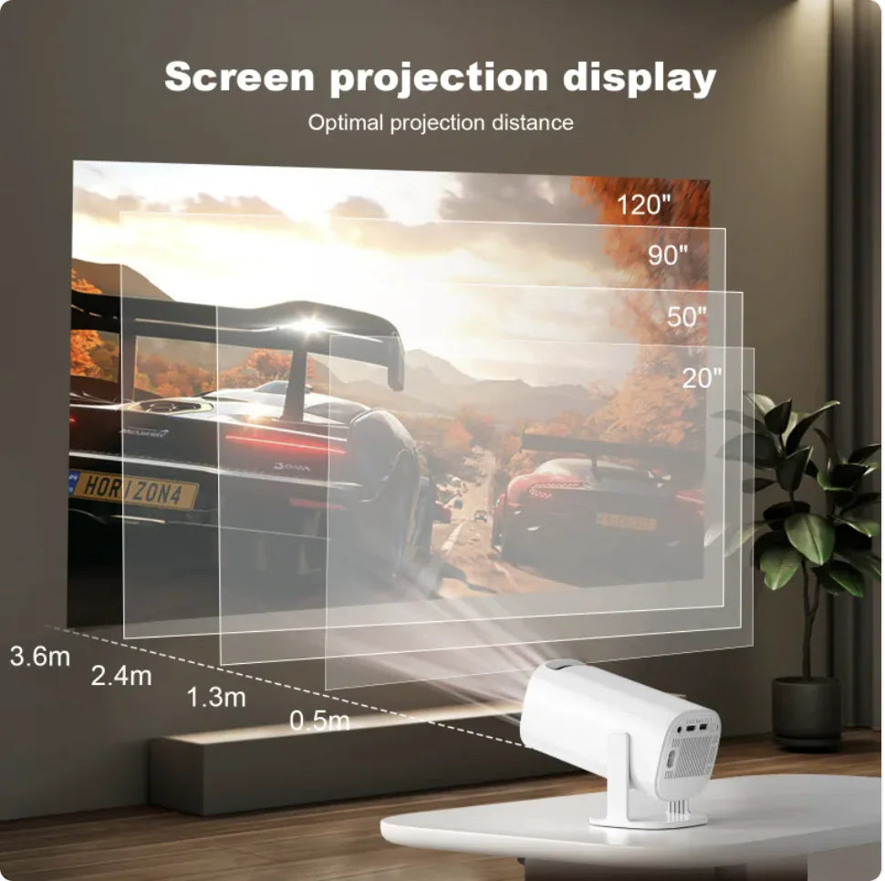 Proyector Portátil 4K para Hogar