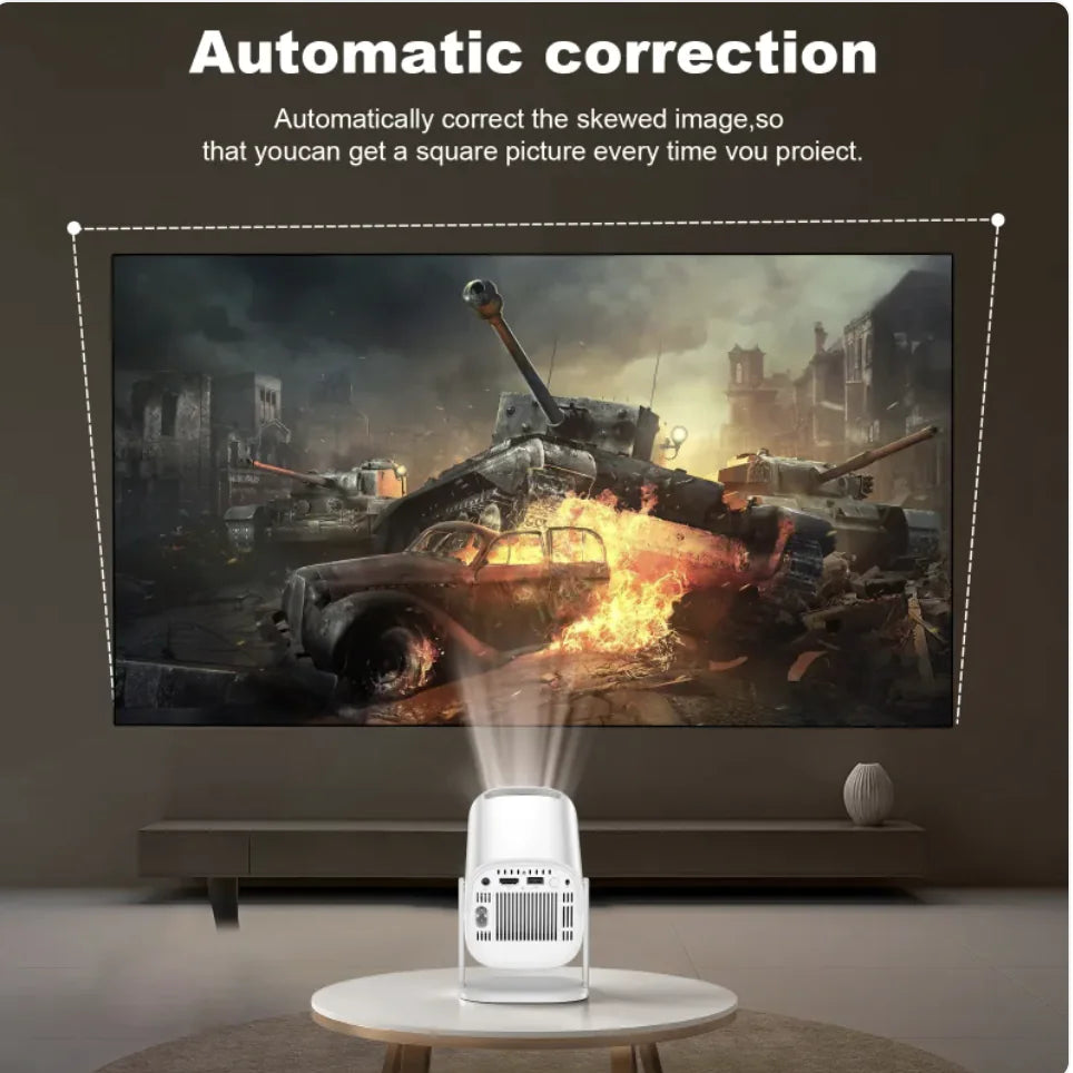Proyector Portátil 4K para Hogar