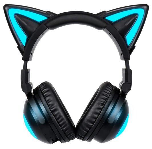 Auriculares con Orejas de Gato y Conexión Bluetooth&Cableada