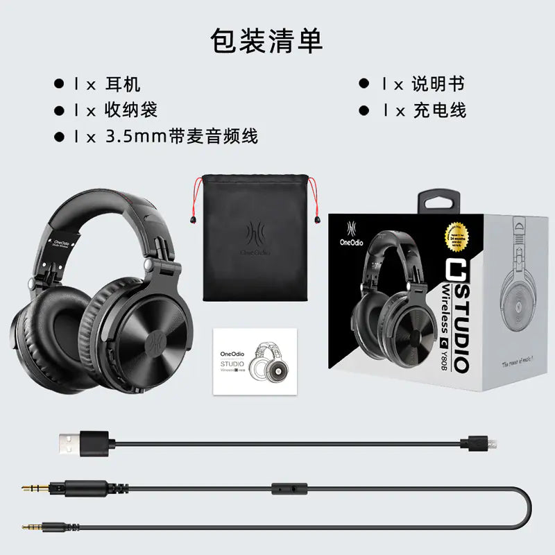 Auriculares Bluetooth Inalámbricos OneOdio con Cable Desmontable