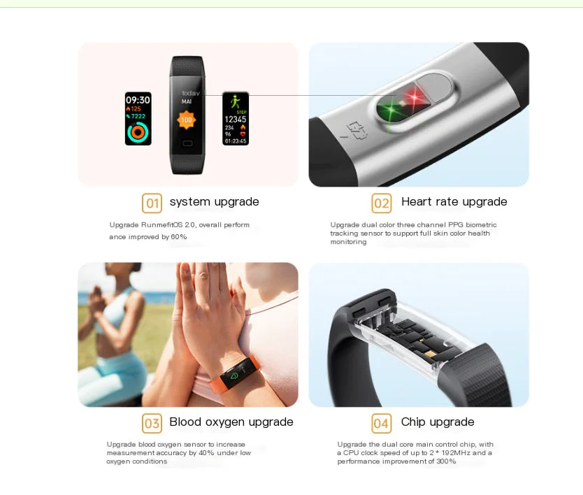 Reloj inteligente con Banda Impermeable IP68