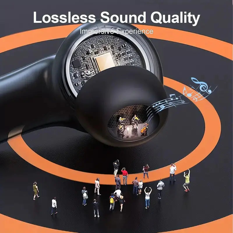 60H Long-Last Bluetooth Buds with LED Display