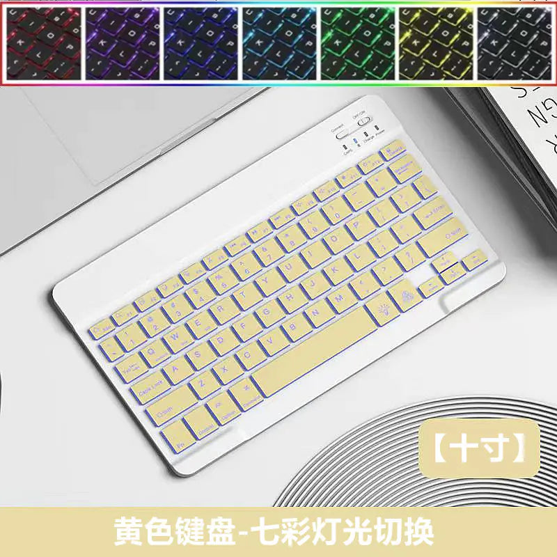Teclado y Ratón Inalámbricos Bluetooth con Retroiluminación para iPad