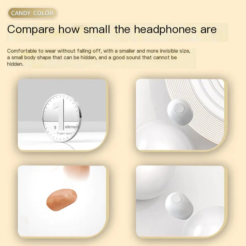 Auriculares inalámbricos invisibles Mini Pro4SS
