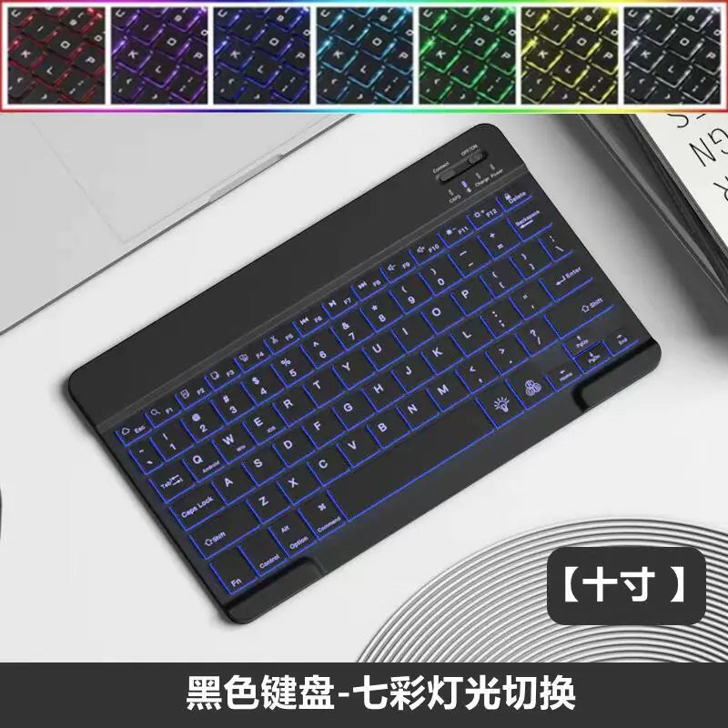 Teclado y Ratón Inalámbricos Bluetooth con Retroiluminación para iPad