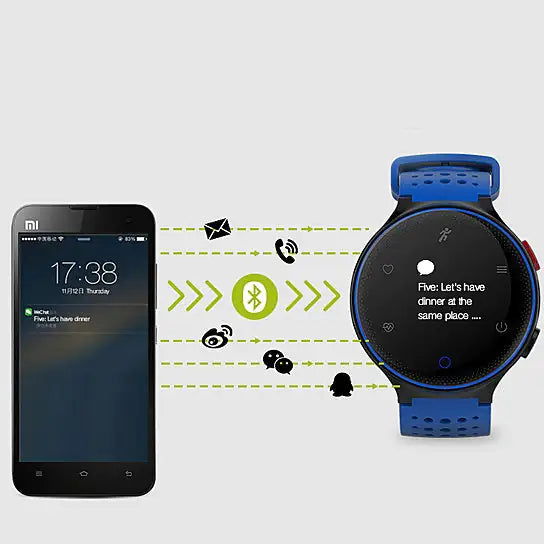 Reloj Smart Fit con Monitor de Ritmo Cardíaco y Presión Arterial Activa