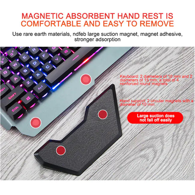 Teclado Mecánico Ergonómico con Iluminación RGB