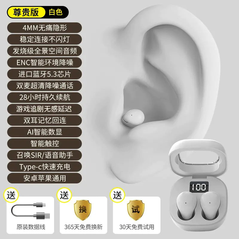 Auriculares inalámbricos invisibles Mini Pro4SS