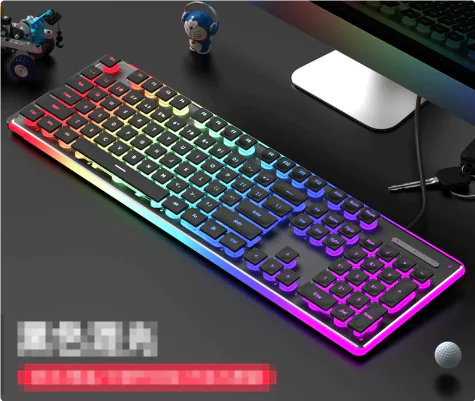 Teclado Mecánico Ergonómico con Iluminación RGB