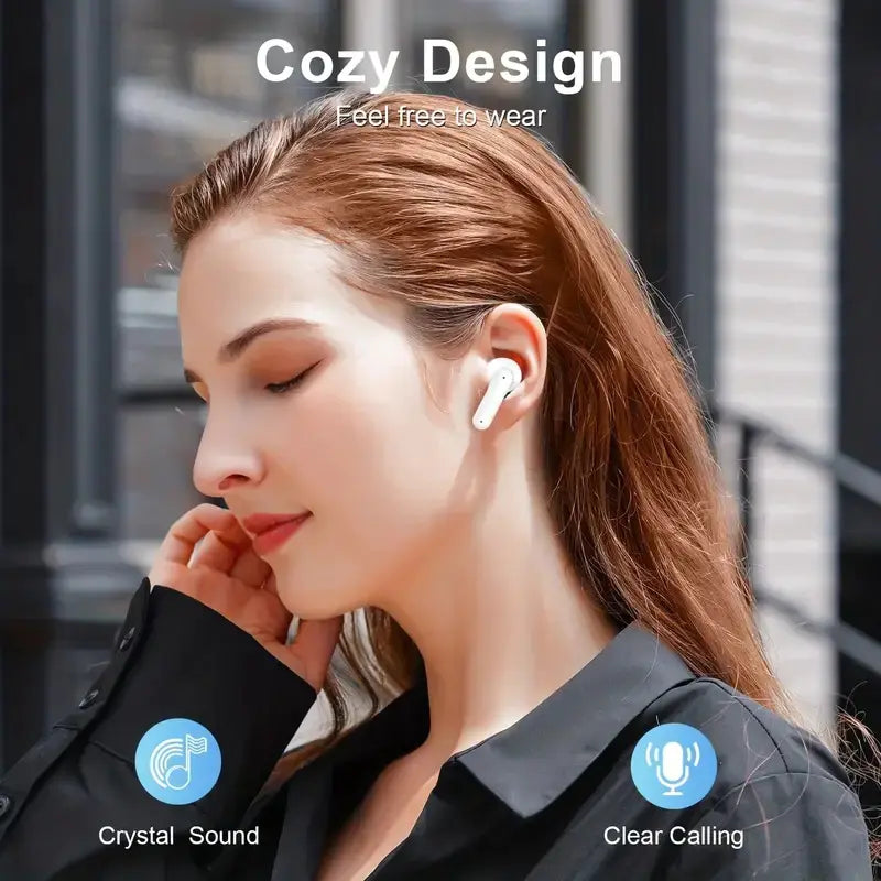 60H Long-Last Bluetooth Buds with LED Display
