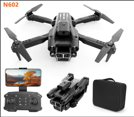 Cuadricóptero S92 Control Remoto con Triple Cámara y Posicionamiento de Flujo Óptico