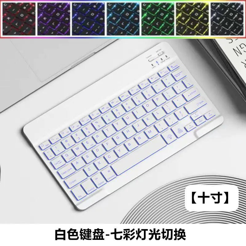 Teclado y Ratón Inalámbricos Bluetooth con Retroiluminación para iPad