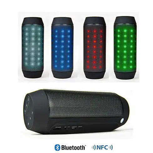 Altavoz con Luces LED y Música Bluetooth NFC, con Radio FM
